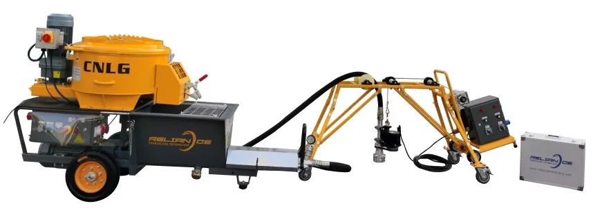 Mortar spraying equipment